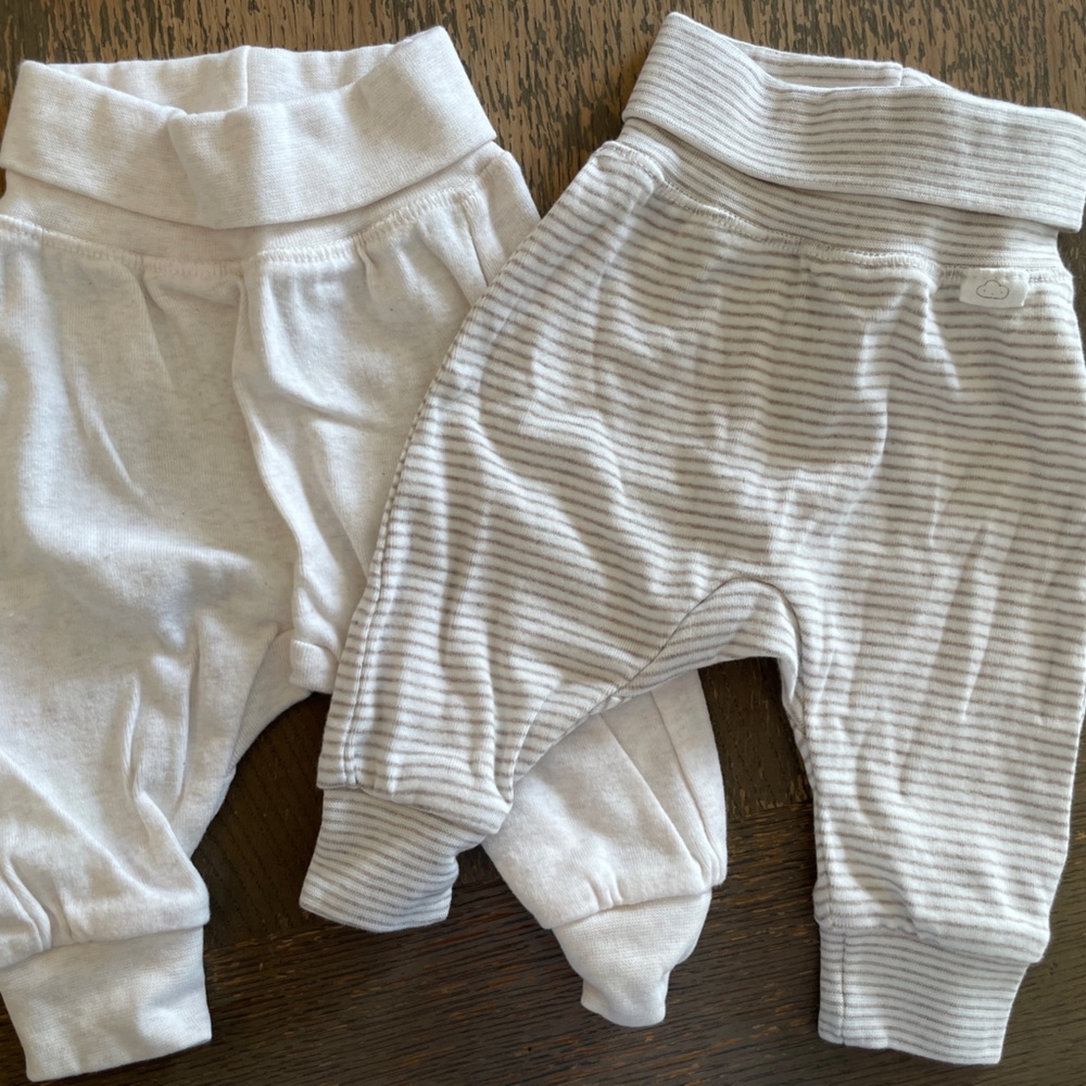 H&M Baby Organic Cotton Pants Set (2-Pack) 1–2M